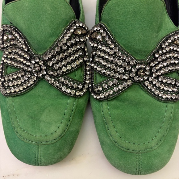 Isabel Marant Green Mules with Silver Embellishments - Picture 2 of 8